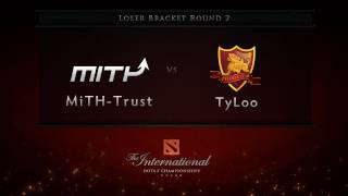 MiTH vs TyLoo - Loser Bracket Rd 2 - Dota 2 International - No Commentary