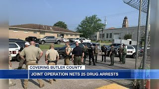 25 arrested in Butler County drug operation