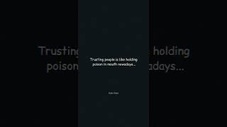 Trusting people😔 | sub for more -@SoulfulSayingsHub4 | #shorts #status #quotes #shortsfeed #viral #trending