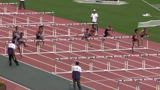 陸上 少年男子B Jr.Men 110mH 予選-3 東京国体 2013.10.6