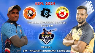 KSPL - 2024 || BELLARI DRAGONS V/S VIJAYANAGAR CONQUERORS || MATCH - 21 ||