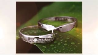 Personalized Couple rings set by Gullei.com