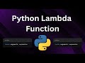 Python Lambda Functions!