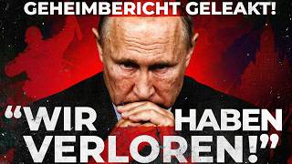 BITTERES EINGESTÄNDNIS im Kreml: 