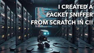 I created a network packet sniffer from scratch in C using only raw sockets!