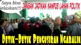 #NgabalinDiUsir #UINKampusMillenial   Miris Detik-Detik Ngabalin Diusir Mahasiswa UINSU