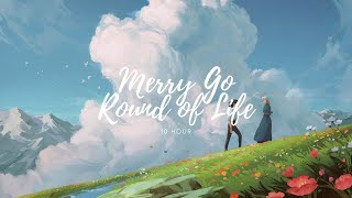 Merry Go Round of Life • 10 Hours w/ Rain & Fireplace • Relaxing Music to Study, Meditation & Sleep