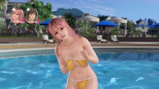 DOAX3　横乳マニアの男子だけが好んで観るどんけつ対戦動画♪　ほのか vs ヒトミ