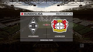 FIFA 20 | M'gladbach vs Bayer Leverkusen - Bundesliga | 23/05/2020 | 1080p 60FPS