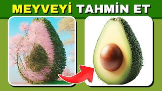 Gizli MEYVEYİ Tahmin Etme Oyunu 🥑🍎🍌 Meyve ve Sebze Bulmaca | Meyveleri Bul