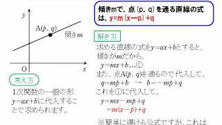 直線の公式