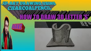 HOW TO DRAW 3D LETTER 'S'  (( Step by Step))- very easy if you are using lay out.