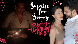 Surprise for Sunny [Happy Valentine Vlog] @tejasswiprakash413 @KaranKundrraOfficial