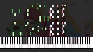 Renai Circulation chorus on Piano but it's uselessly Difficult