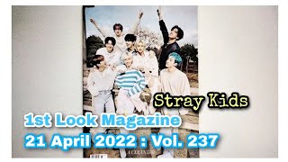 [ASMR] 1st Look Magazine 21st April 2022 Vol. 237 Unboxing - Stray Kids (스트레이 키즈)