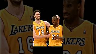 Kobe \u0026 Pau Gasol Friendship 🥺❤️