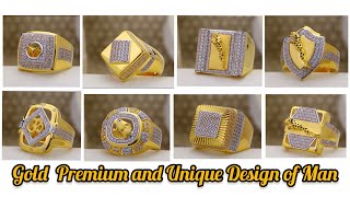 Gold Ring 💍 Design Collection of Man ||Premium And Unique 2023 @goldkhazana_new