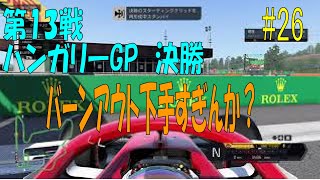 #26【F1 2020】第13戦ハンガリーGP 決勝