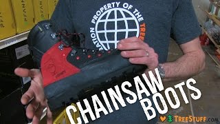 Choosing the Right Chainsaw Protective Boot - TreeStuff.com