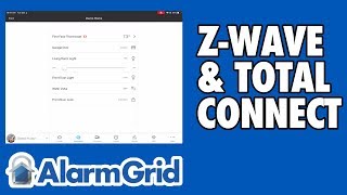 Managing Home Automation Devices in Total Connect 2.0 from a Tablet