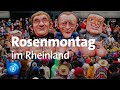 Rosenmontagszüge im Rheinland