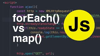 Difference between forEach() and map() in Javascript