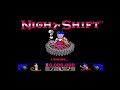 Night Shift Intro and Attract Mode (1990 - Lucasfilm Games - Amiga)