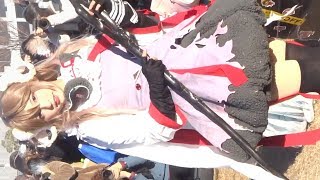 冬コミ C97 神楽坂真冬さん ① コミケ97 day1 コスプレ 防災公園