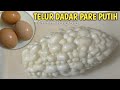 Cara memasak telur dadar pare putih || masakan HongKong sehari-hari