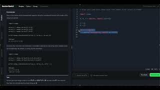 Hackerrank Python Solution #4 Numpy - Concatenate