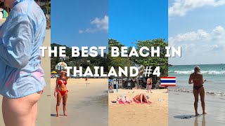 🇹🇭Paradise beach in Thailand! The best girls on the beach #4