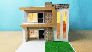 DIY Simple Miniature House | Modern House Design #11