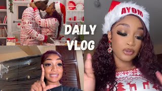 DAILY VLOG- Christmas Photoshoot + Furniture Shopping Downtown ft Opulent Aesthetics