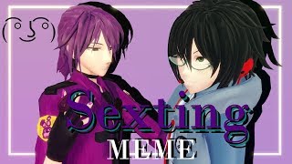 MMD || MEME ▶️ Sexting ◀️ || YAOI +16 || Vincent x Scott