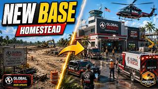 Building the Homestead Florida Rescue Base | No Commentary