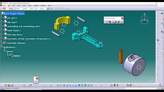 CATIA2 (14주차-2)_term project (piston)_assembly 작업