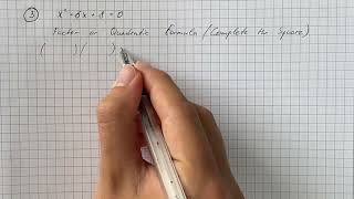 Solve the following equations: x^2+6x+8=0 | Plainmath