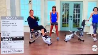 Stamina Exercise Bike and Strength System with Rosalie Brown