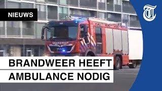 Ongeluk brandweerauto gefilmd: hier gaat het fout!