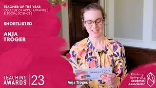 Teaching Awards 2023 | Teacher of the Year College of Arts, Humanities and Social Sciences