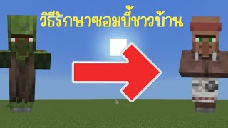 Minecraft PE : วิธีรักษาซอมบี้ชาวบ้าน