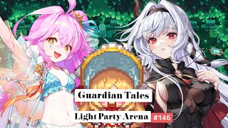 【ガーディアンテイルズ ガデテル /Guardian Tales Arena】光パーティでアリーナ！#146【Lapice、、priscila、Lena ラピス プリシラ レナ】