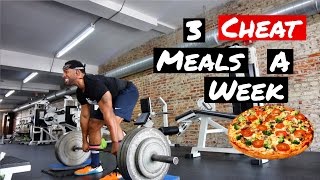 Lose Fat eating 3 cheat meals a week - Leg Day is the Key - Branding and social media - vlog 026