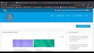 How learners access enrolled Units or courses in the learning management System (LMS)