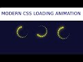 Creative CSS Loading Animations Effects | CSS Animation Tutorial for Beginners