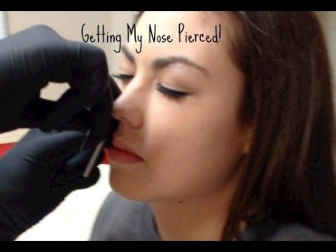 Getting My Nose Pierced Youtube
