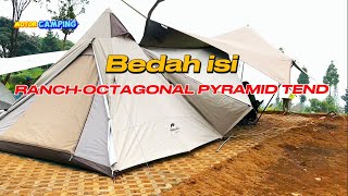 BEDAH ISI TENDA RANCH OCTAGONAL PYRAMID NATUREHIKE