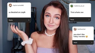 answering your assumptions about me