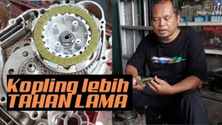 TUTORIAL  MODIFIKASI  KOPLING JUPITER Z PAKAI KAMPAS SUZUKI FR, PROSES AWAL SAMPAI AKHIR.