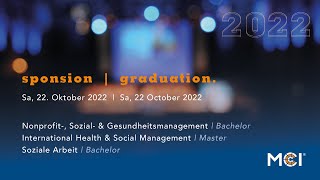 Graduation / Sponsion | MCI | The Entrepreneurial School® | 2022 | October | Part 3